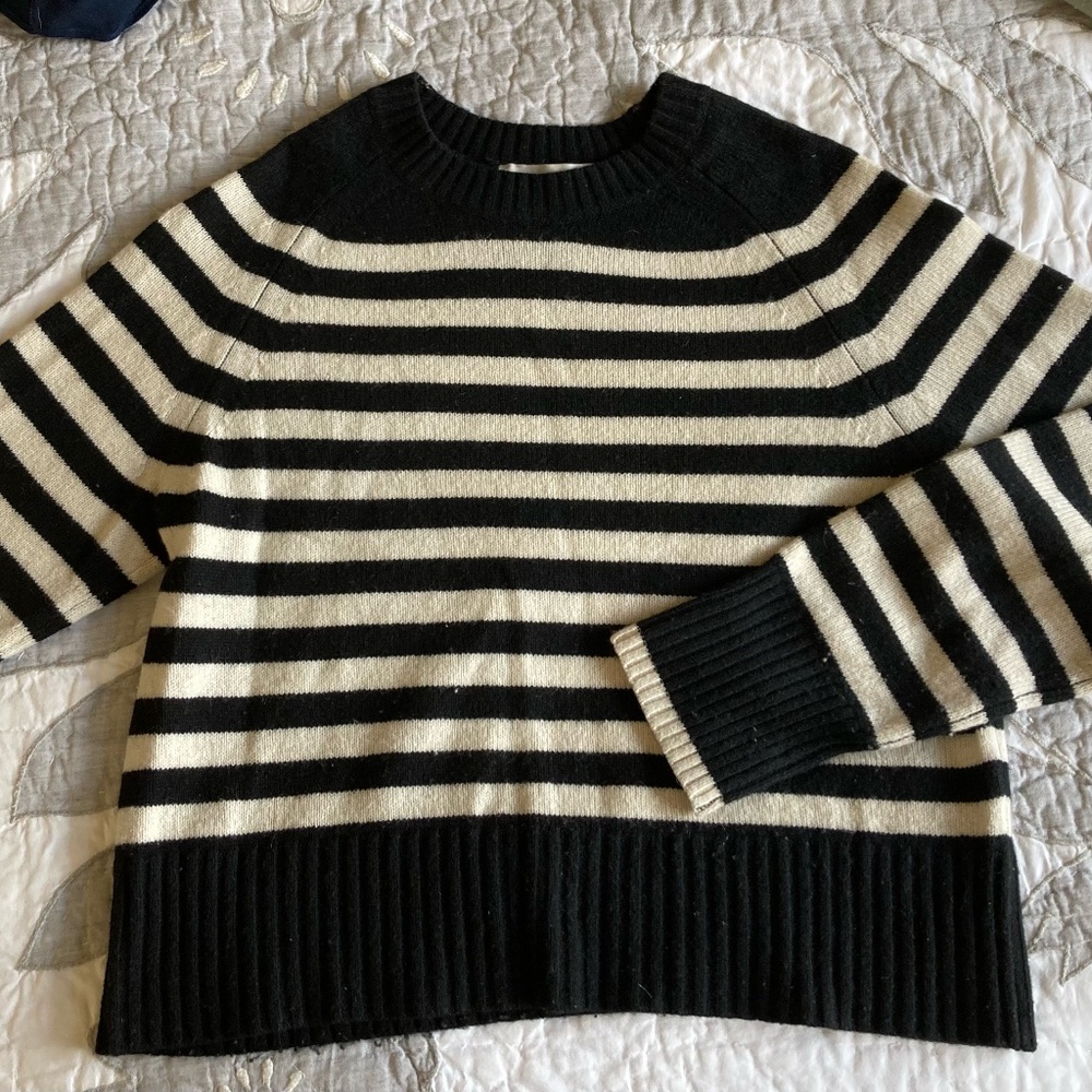 Everlane boxy cashmere crew